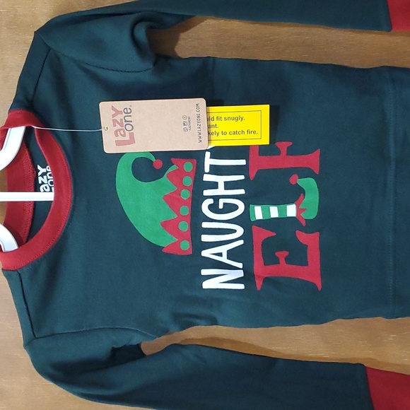Lazy One Naughty Elf Christmas pajamas NWT - Picture 10 of 11